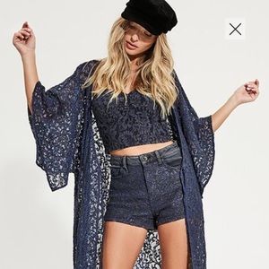 Guess Sun-Bleach Lace Kaftan